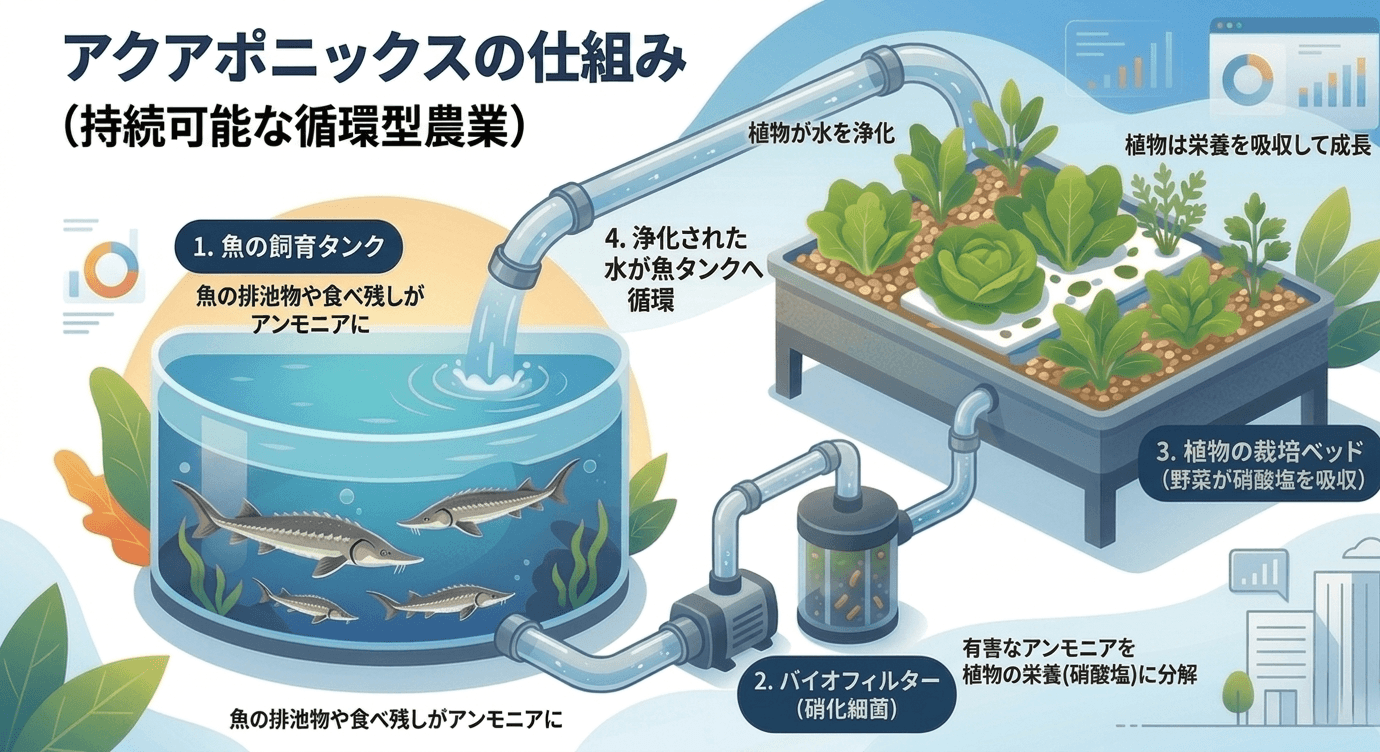 アクアポニックスの仕組み